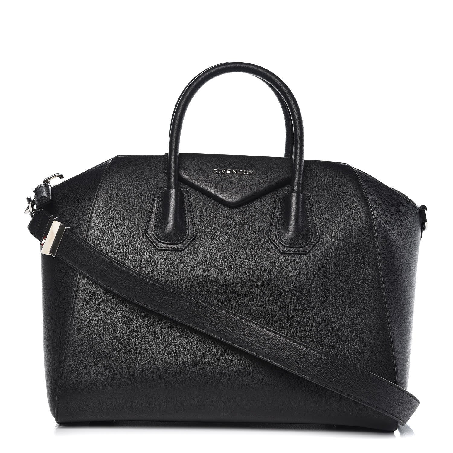 Givenchy Sugar Goatskin Medium Antigona Black 1 of 14