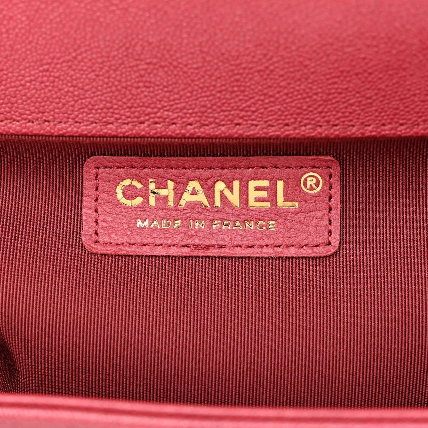 Chanel Caviar Quilted Medium Boy Flap Red 6 of 12