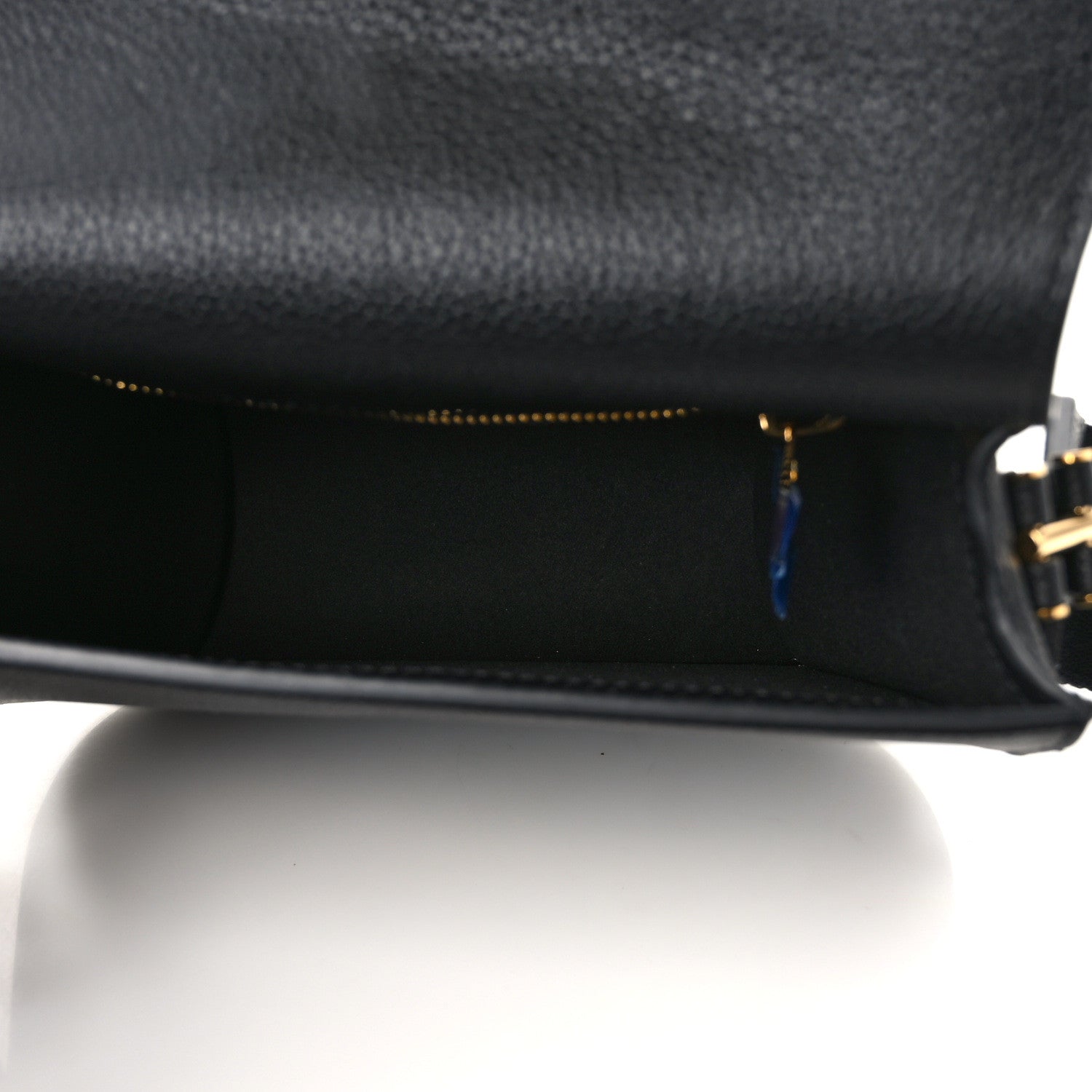 Tom Ford Grained Calfskin Mini T Clasp Tara Crossbody Bag Black 5 of 12
