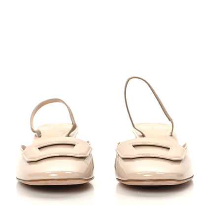 Christian Dior Patent Dior Day Slingback 35mm Pumps 40 Nude 2 of 8