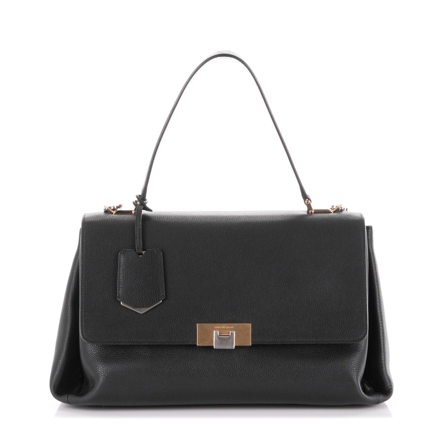 Baby Grained Calfskin Le Dix Large Soft Cartable Black