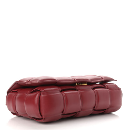 Bottega Veneta Nappa Maxi Intreccio Padded Cassette Crossbody Bag Dark Red 4 of 9