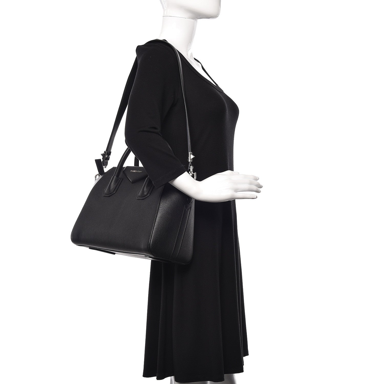 Givenchy Sugar Goatskin Small Antigona Black 2 of 12