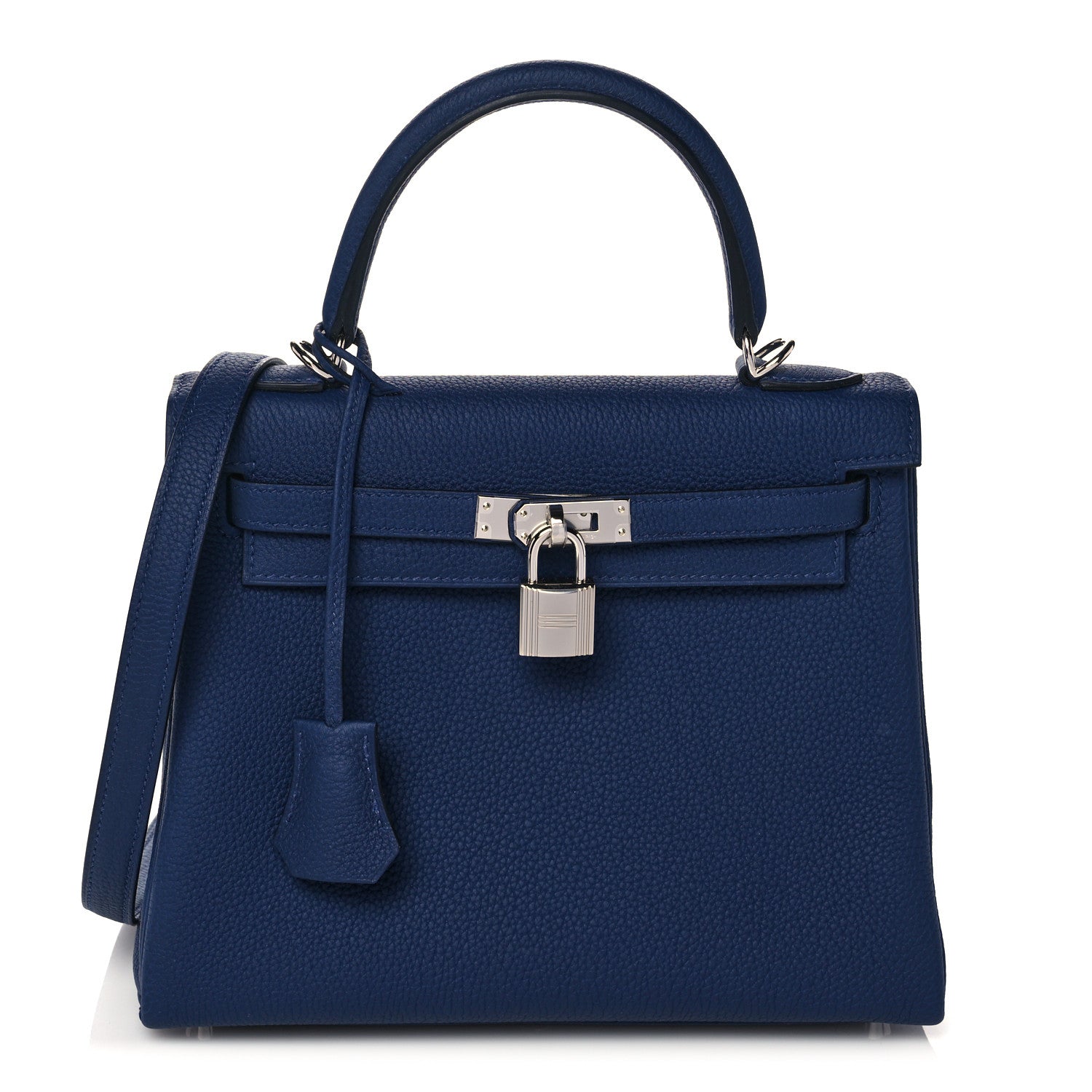 Hermes Togo Kelly Retourne 25 Bleu Saphir 1 of 10