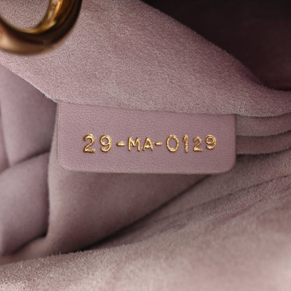 Christian Dior Satin Swarovski Crystal Cannage Small My ABC Lady Dior Pink 7 of 11