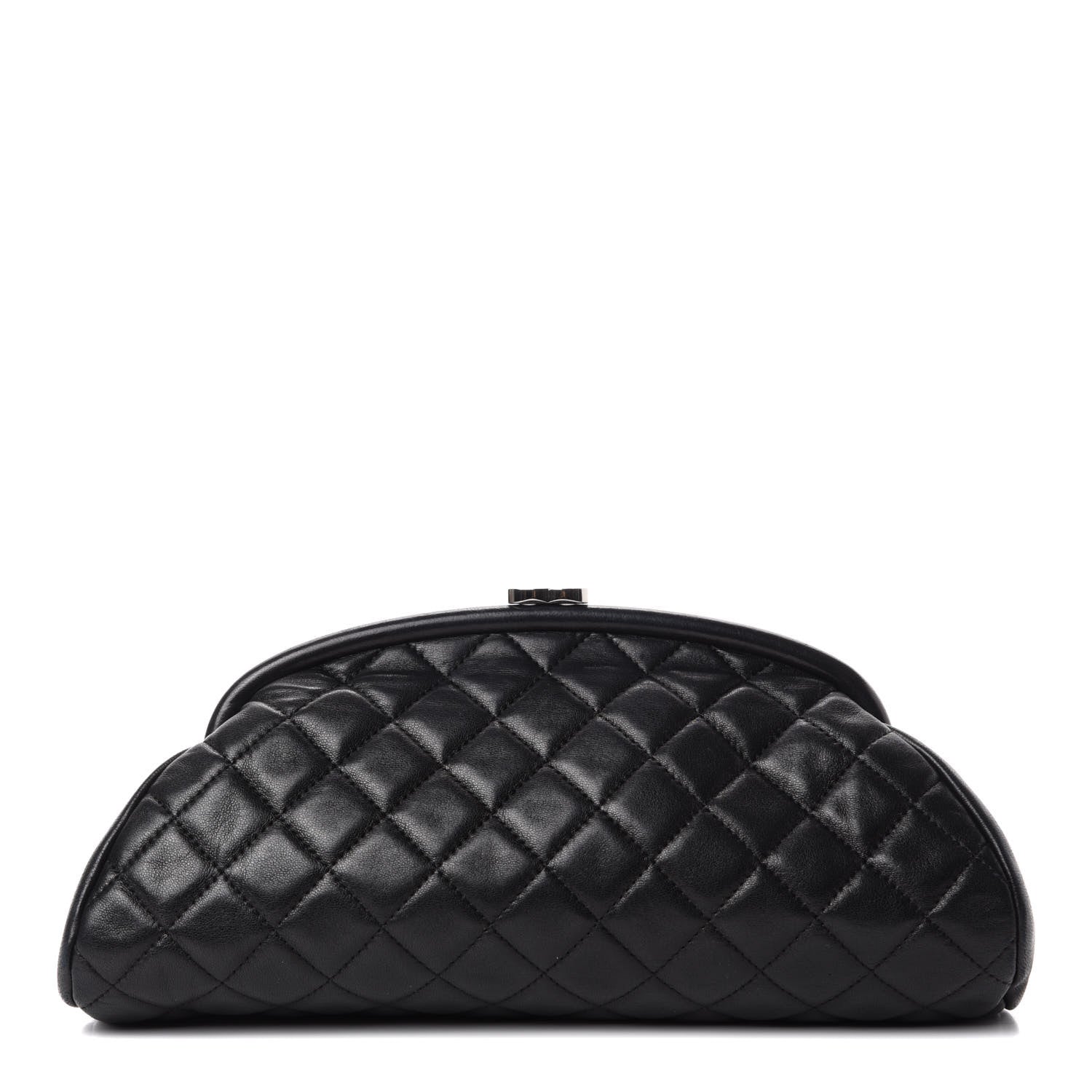 Chanel Lambskin Quilted Timeless Clutch Black 1 of 8