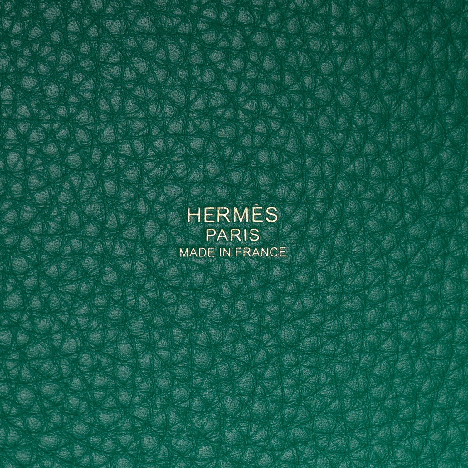 Hermes Taurillon Clemence Picotin Lock 22 MM Vert Jade 6 of 12