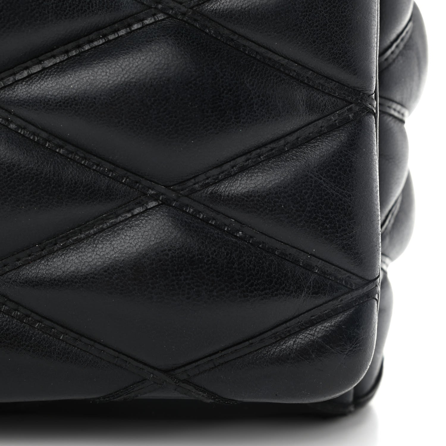 Louis Vuitton Lambskin Malletage GO-14 MM Black 10 of 10