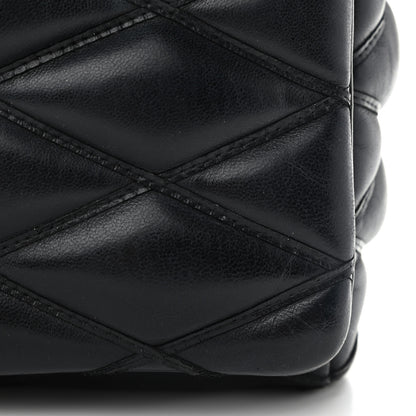 Louis Vuitton Lambskin Malletage GO-14 MM Black 10 of 10