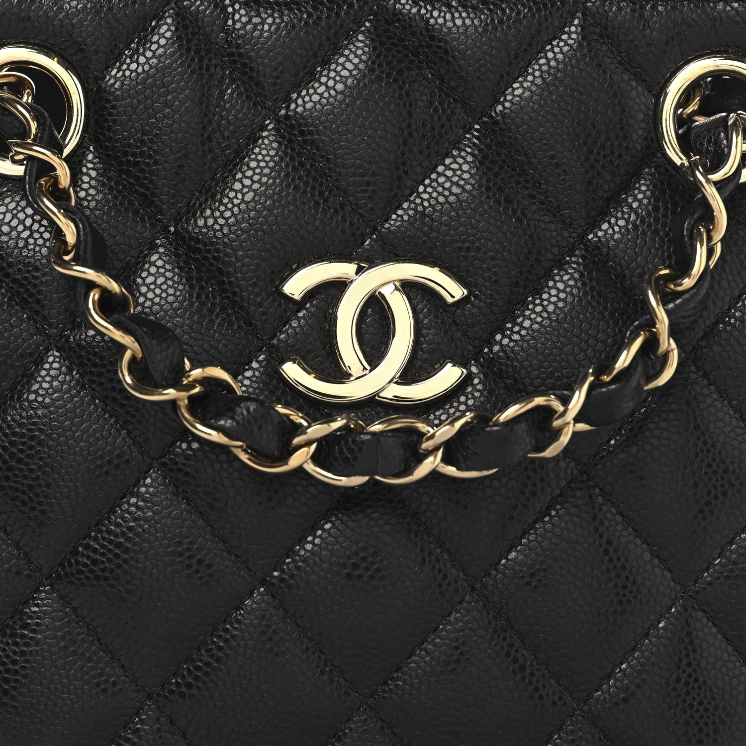 Chanel Caviar Quilted Mini Bucket Bag Black 8 of 10
