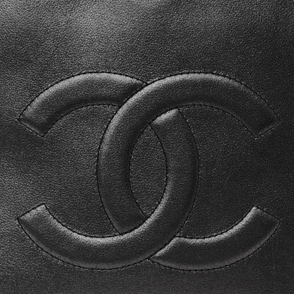 Chanel Iridescent Calfskin CC East West Shopping Tote Black 8 of 10