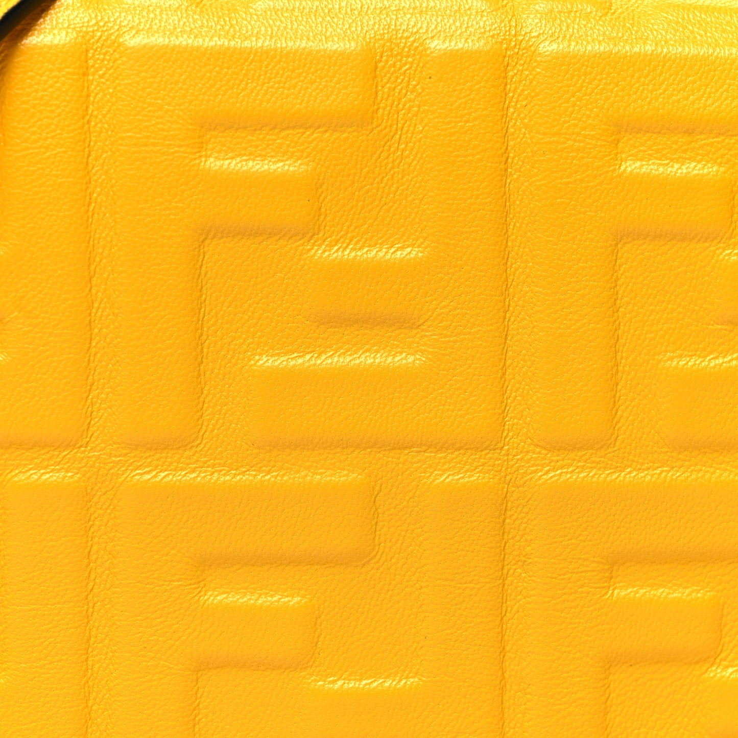 Nappa FF 1974 Embossed Mini Expandable Flap Bag Mimosa