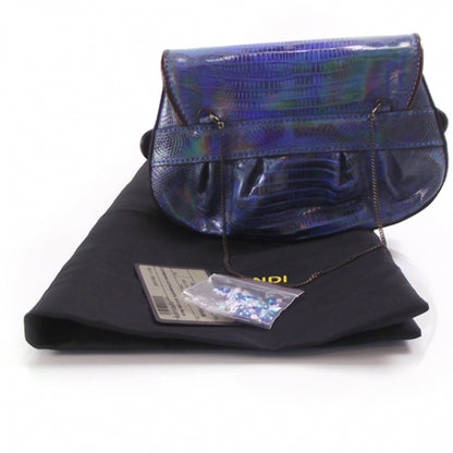 Fendi Snakeskin Sequin Mini B Bag 2 of 8