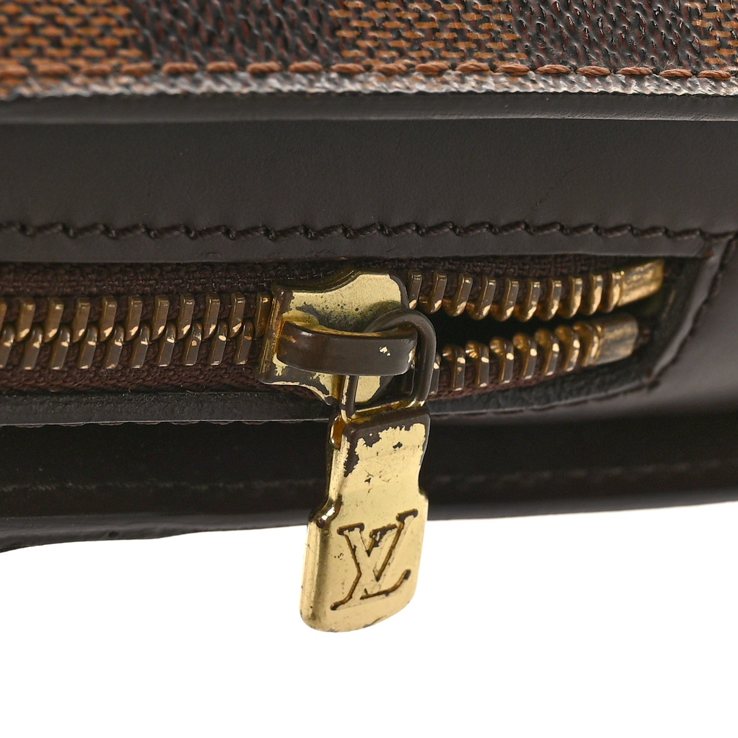 Louis Vuitton Damier Ebene Pochette Saint Louis Clutch 9 of 12