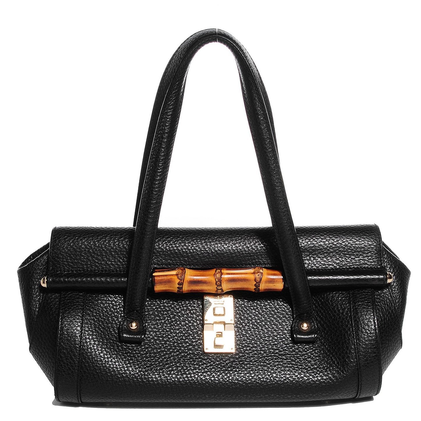 Leather Bamboo Bullet Black