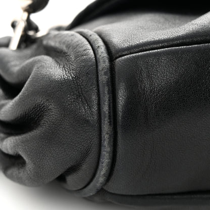 Chanel Lambskin Quilted CC Accordion Shoulder Bag Black 11 of 12