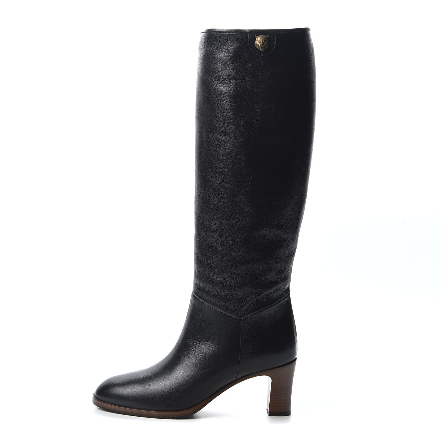 Gucci Calfskin Piuma Lux Energy High Boots 39 Black 1 of 10