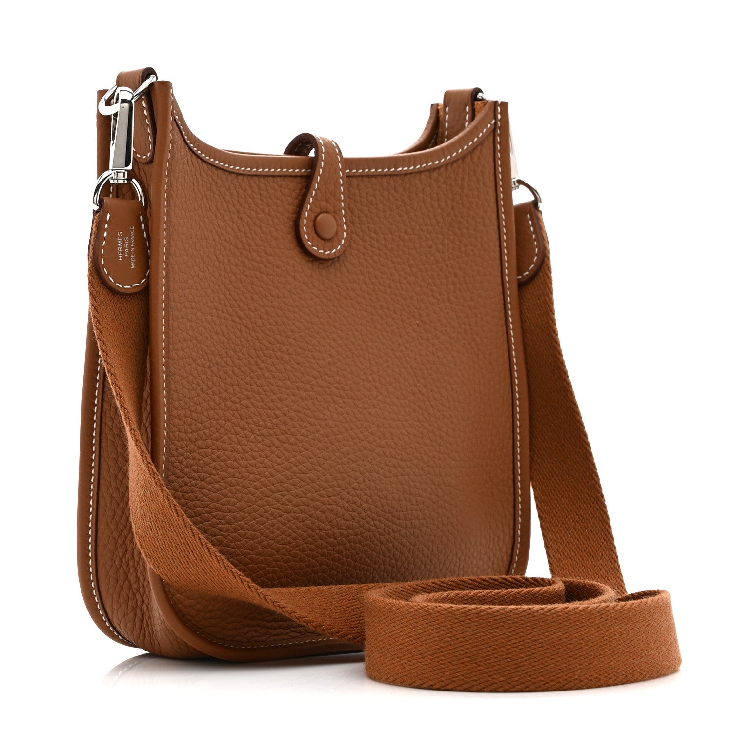 Hermes Taurillon Clemence Evelyne TPM Gold 3 of 11