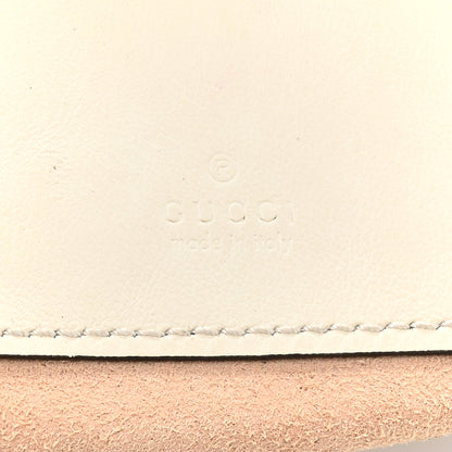 Gucci Calfskin Matelasse Mini GG Marmont 2.0 Bucket Bag White 6 of 16