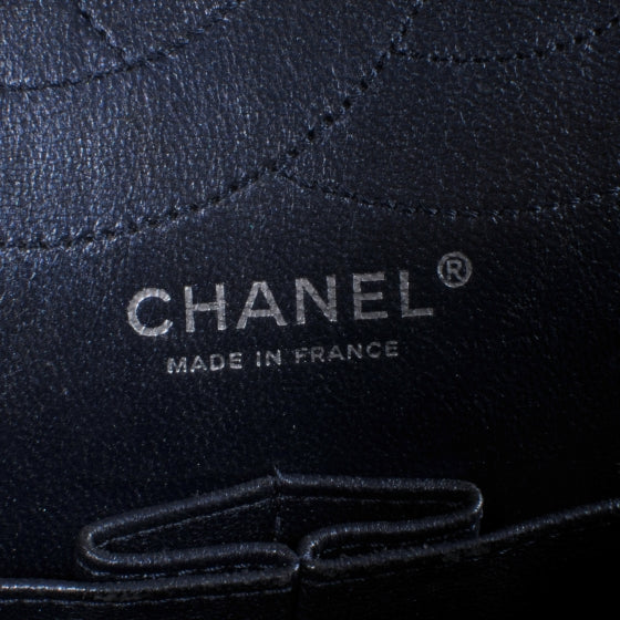 Chanel Calfskin 2.55 Reissue 227 Flap Metallic Blue 7 of 10