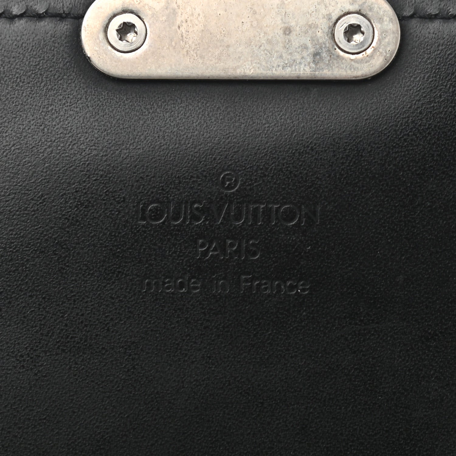Louis Vuitton Monogram Glace Anouchka Pochette MM Black 6 of 12