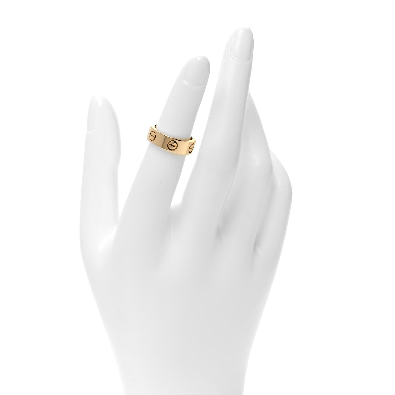 Cartier 18K Yellow Gold 5.5mm LOVE Ring 48 4.5 2 of 5