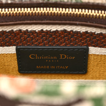 Christian Dior Canvas Embroidered Paisley Medium Lady D-Lite Multicolor 6 of 11