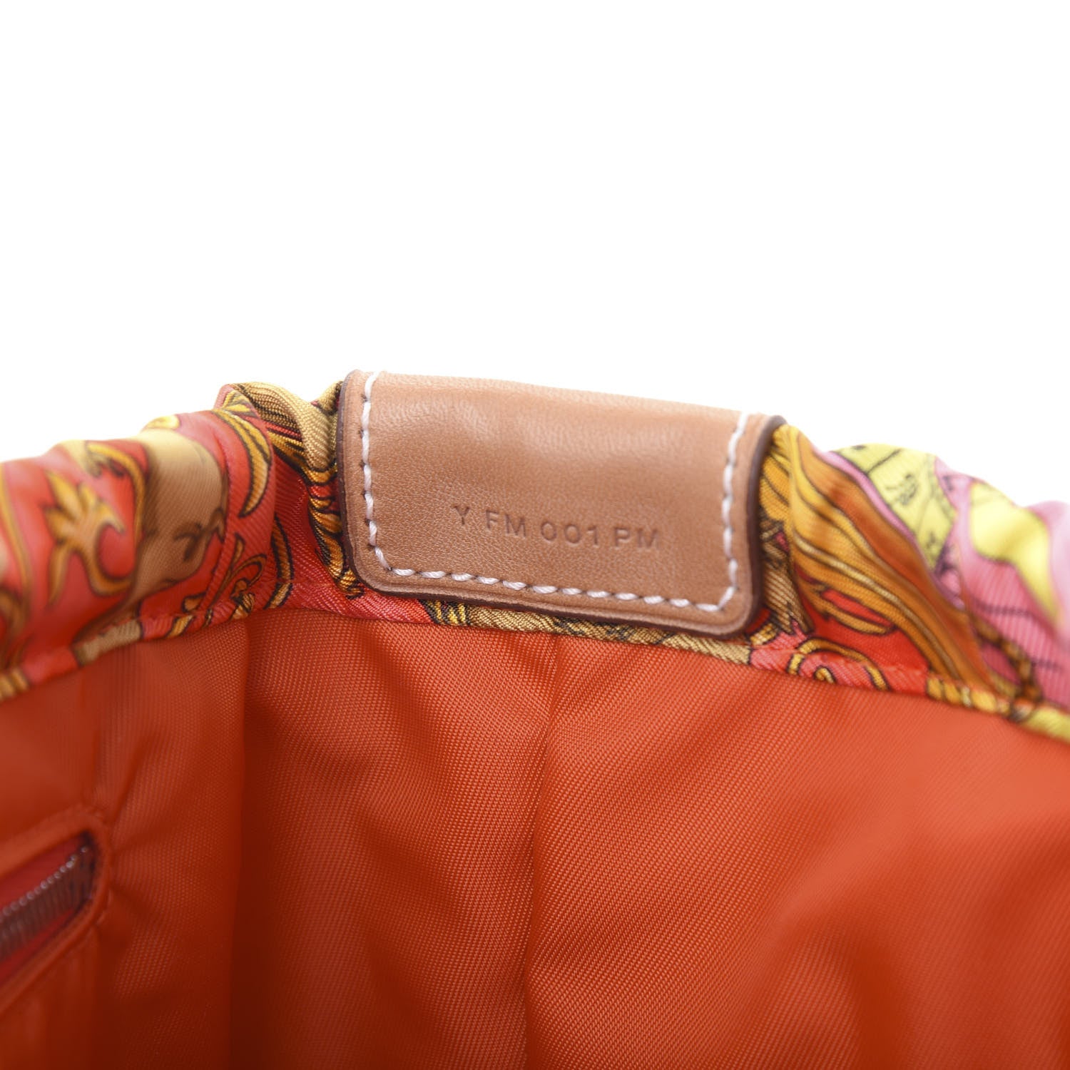 Hermes Silk Barenia Astrologie Fourbi 25 MM Pouch Pink Fauve 8 of 11