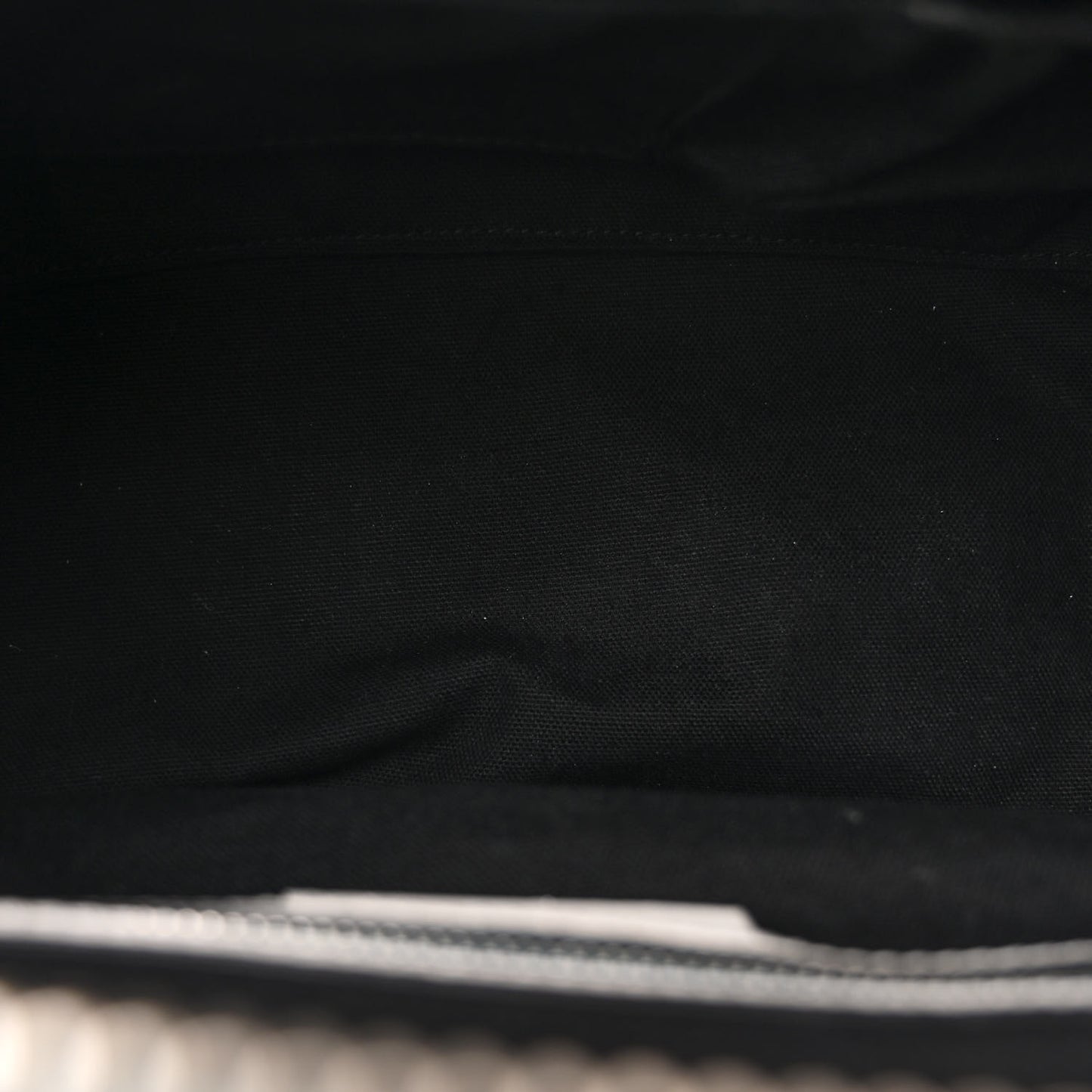 Lambskin Perforated Small Antigona White