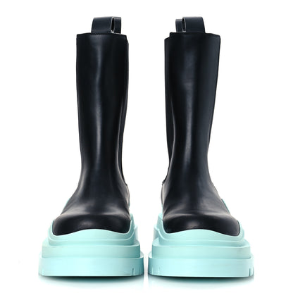 Bottega Veneta Calfskin Womens The Tire Chelsea Boots 39 Black Flannel 3 of 14