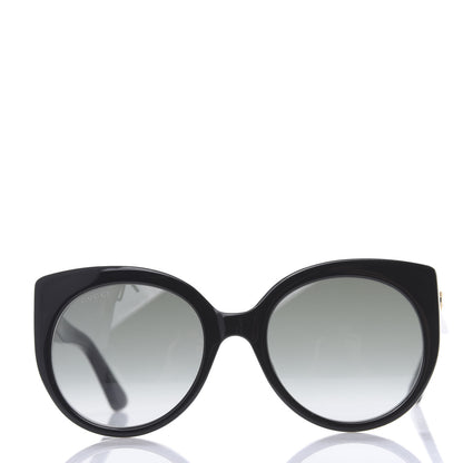 Gucci Acetate Cat Eye Sunglasses GG 0325S Black 2 of 8