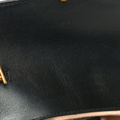 Gucci Calfskin Matelasse Super Mini GG Marmont Shoulder Bag Black 13 of 16