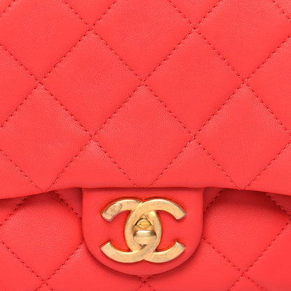 Chanel Lambskin Quilted Side-Packs Red 11 of 16