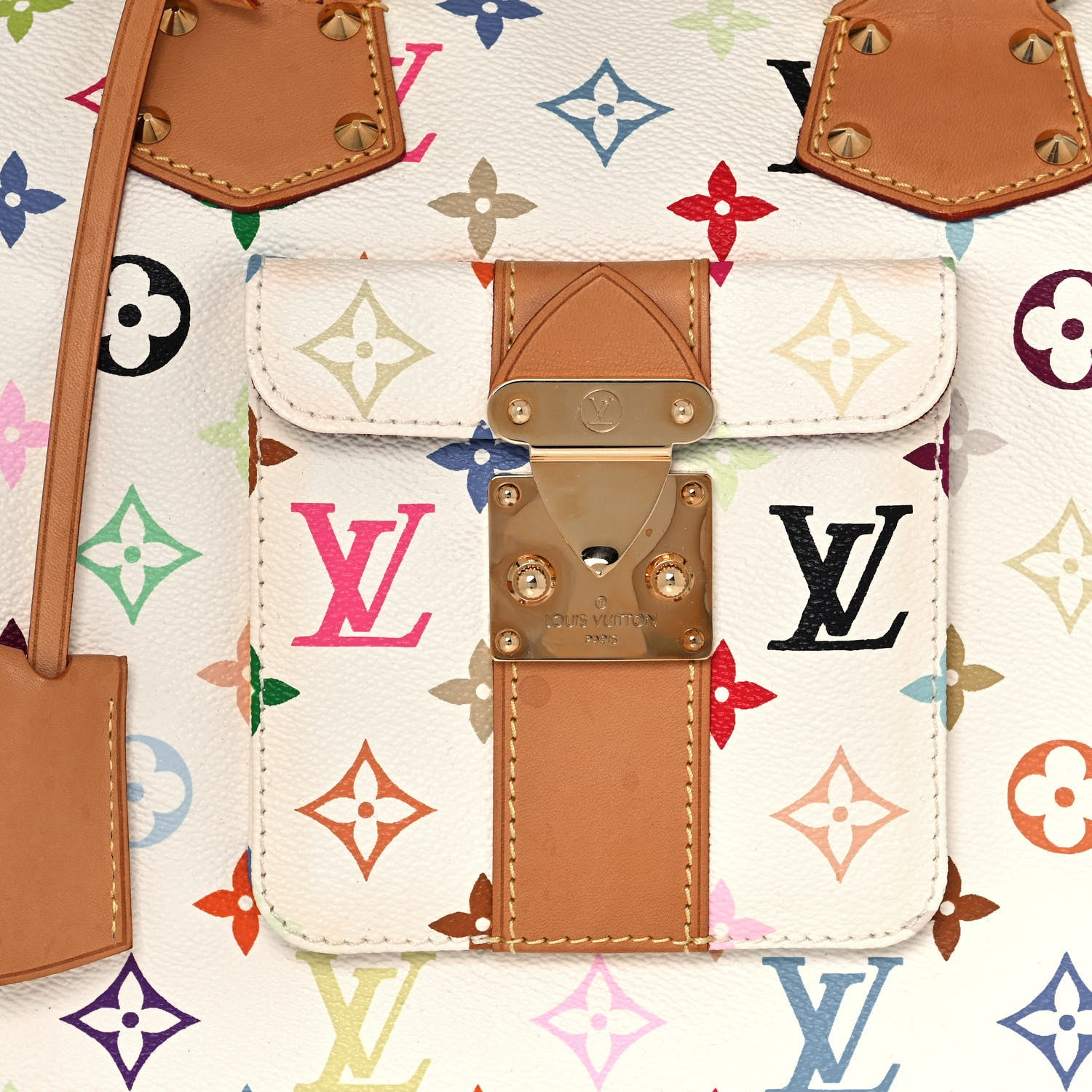 Louis Vuitton Monogram Multicolor Speedy 30 White 15 of 15