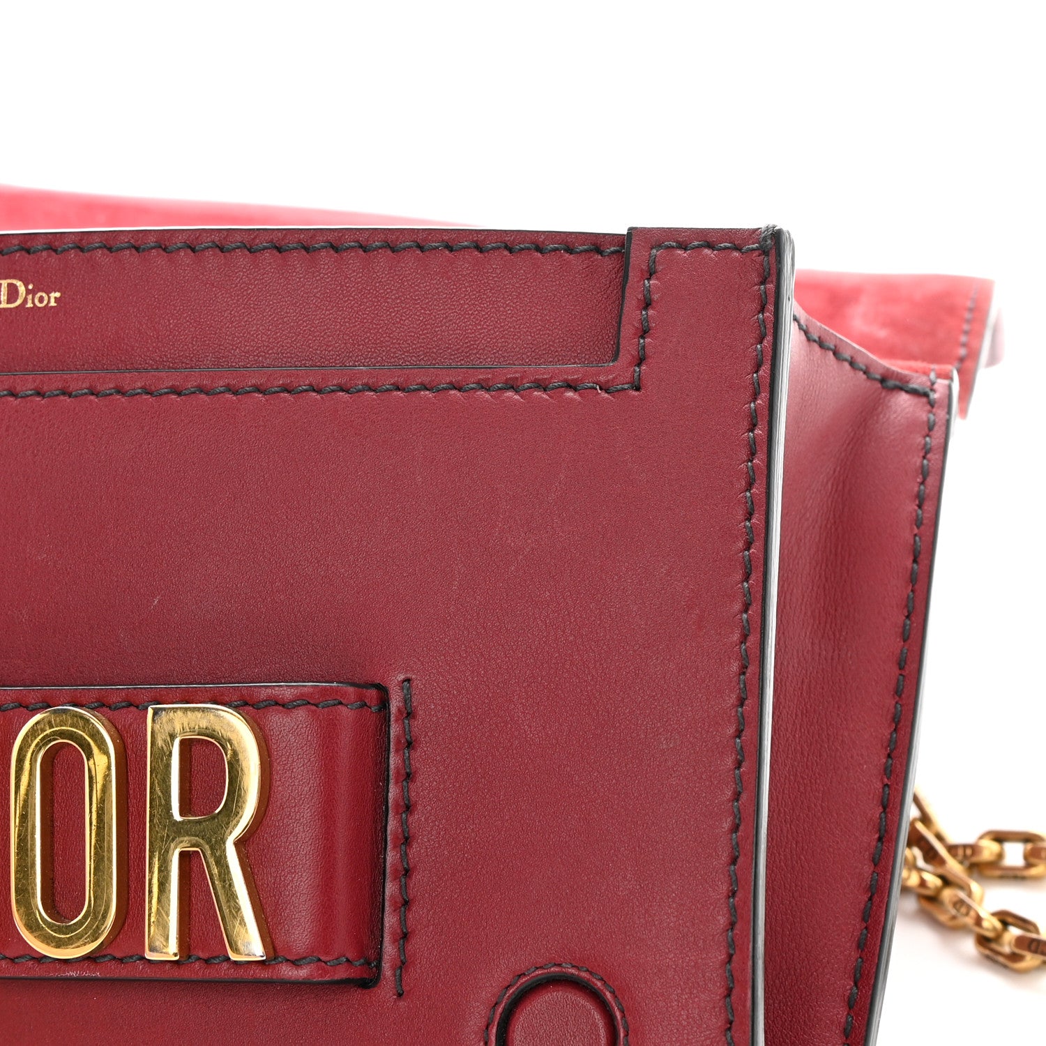 Christian Dior Calfskin J'Adior Chain Flap Bag Red 13 of 19