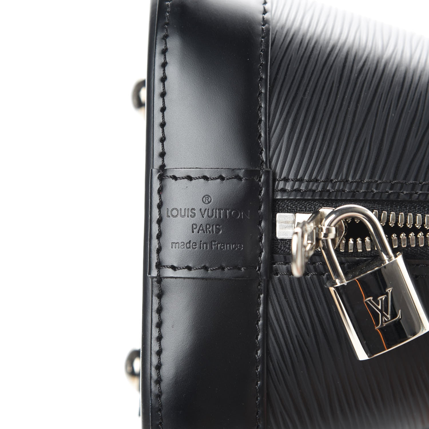 Louis Vuitton Epi Alma PM Black 6 of 12