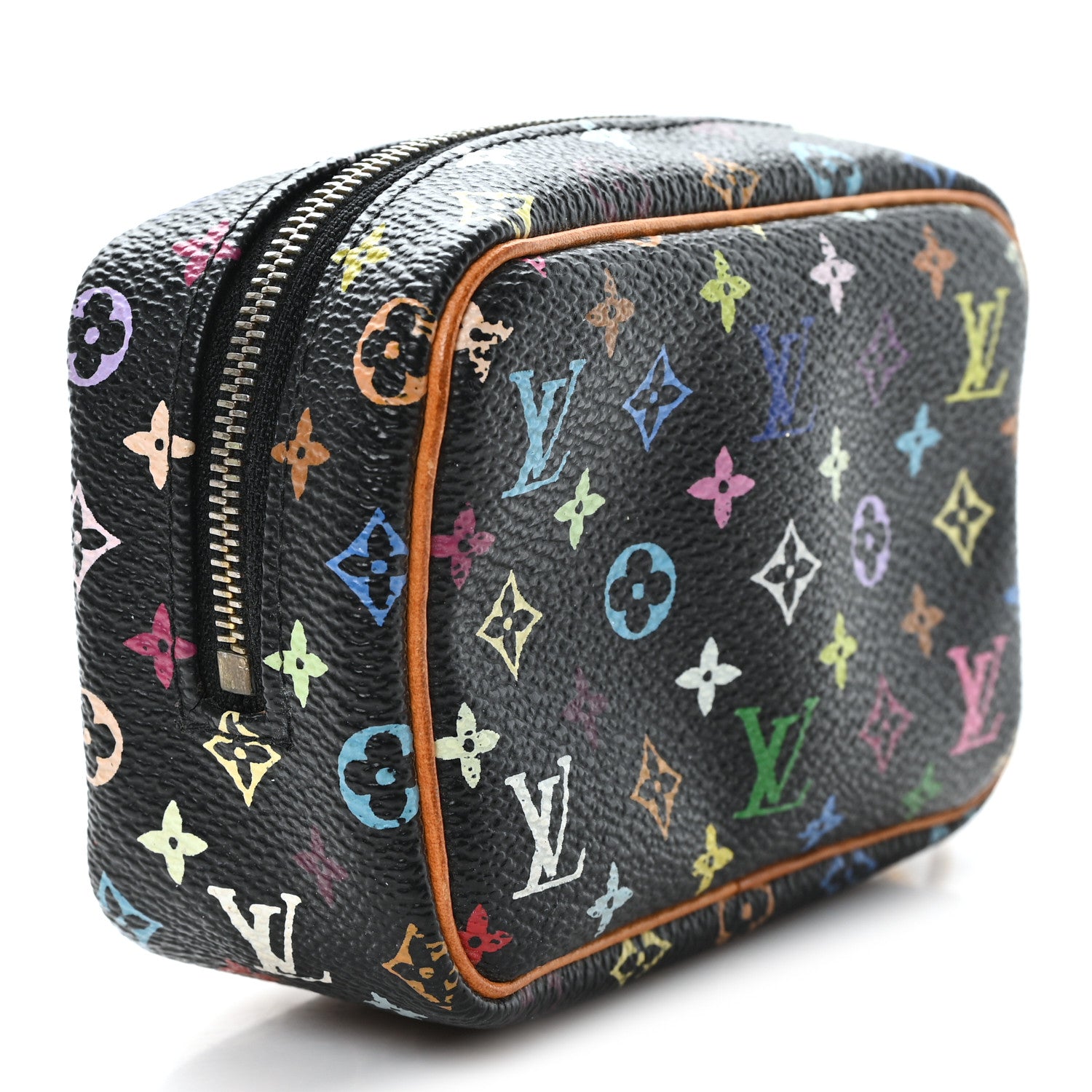 Louis Vuitton Monogram Multicolor Trousse Wapity Black 3 of 6