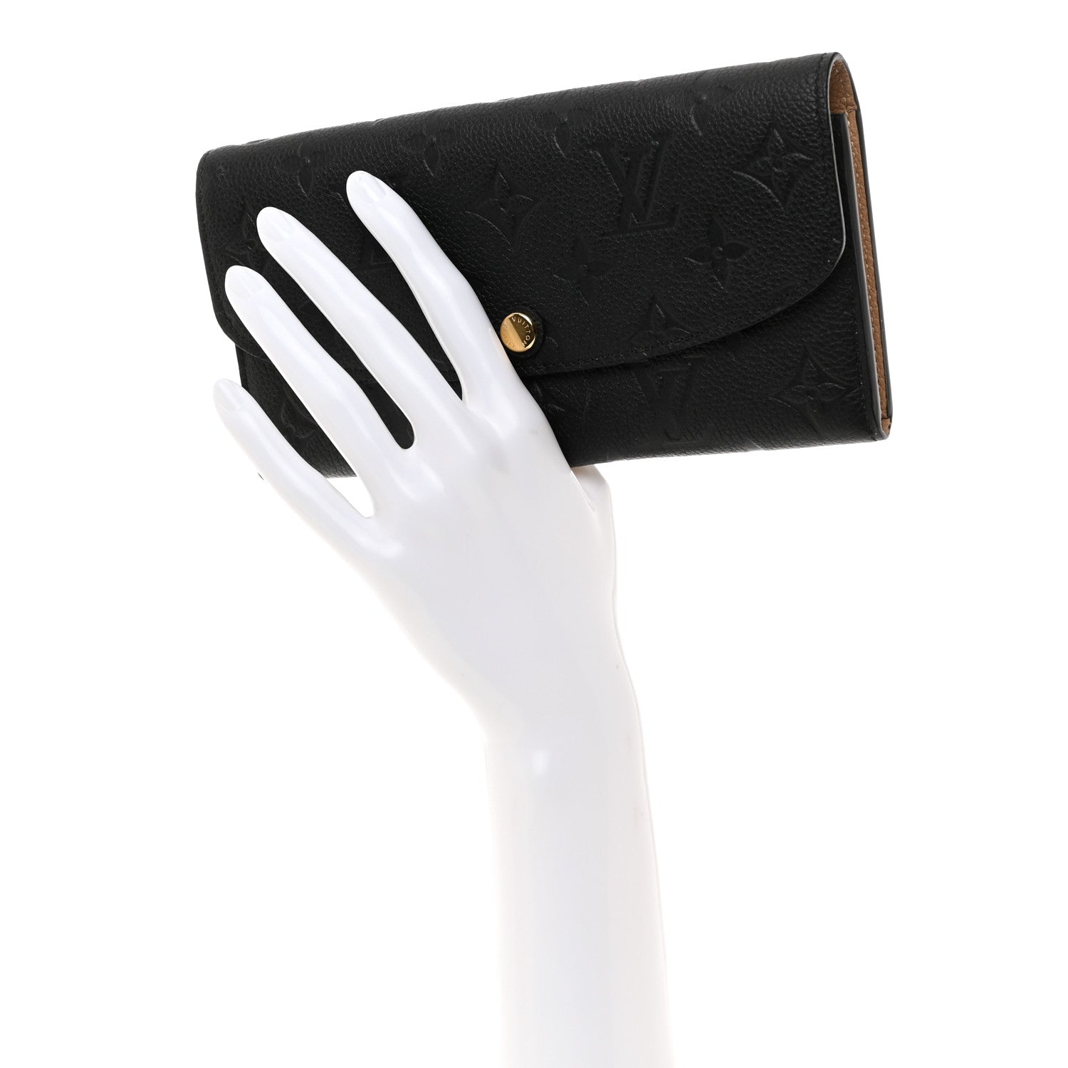 Louis Vuitton Empreinte Emilie Wallet Black Dune 2 of 7
