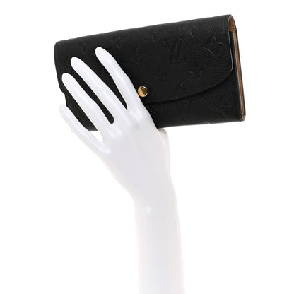 Louis Vuitton Empreinte Emilie Wallet Black Dune 2 of 7