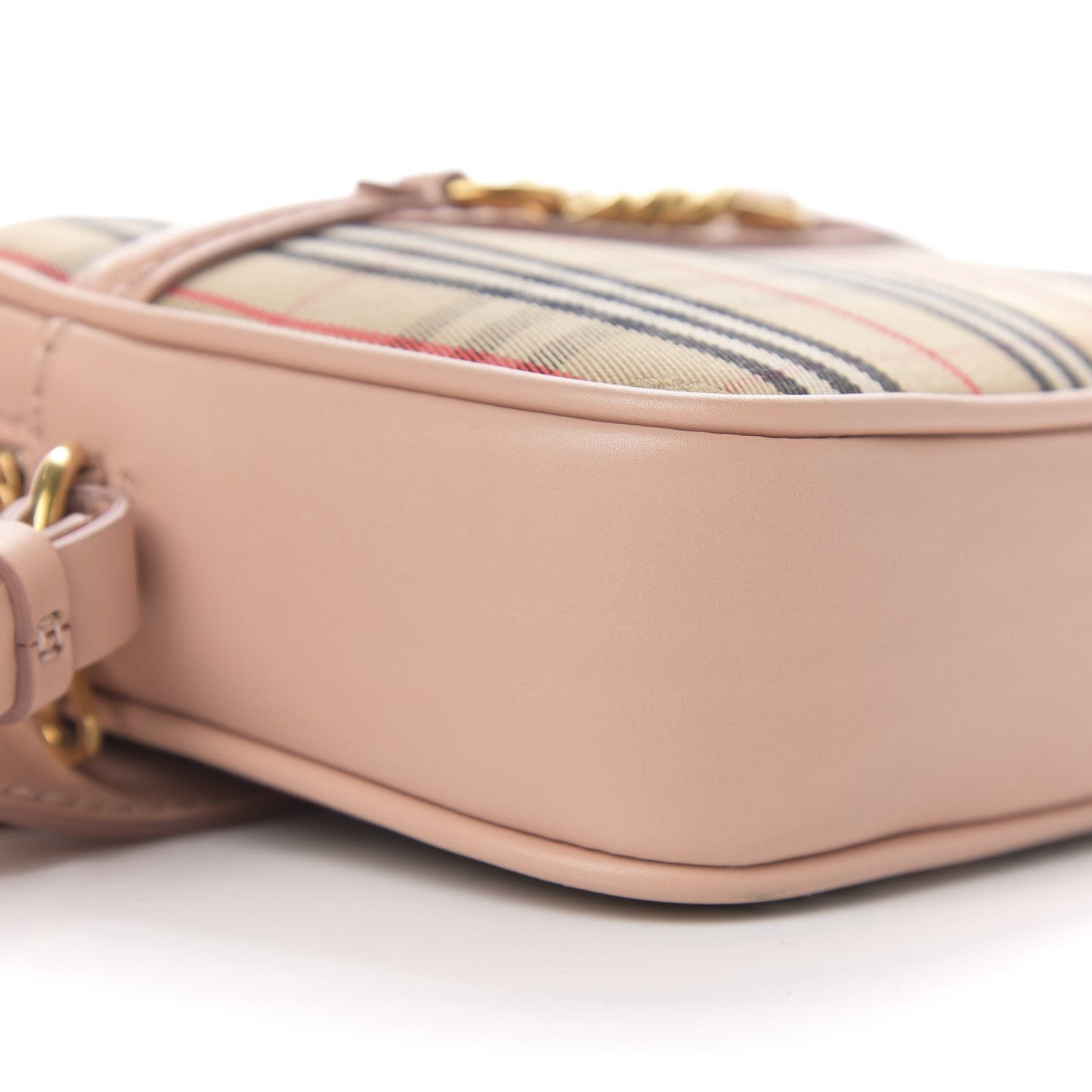 Smooth Calfskin 1983 Knight Check Link Bum Bag Pale Orchid
