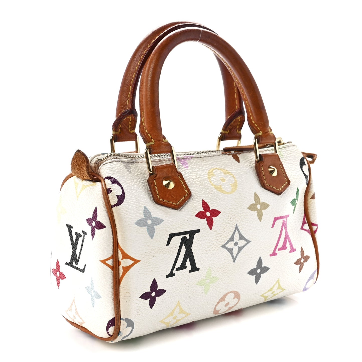 Monogram Multicolor Mini Sac HL Speedy White