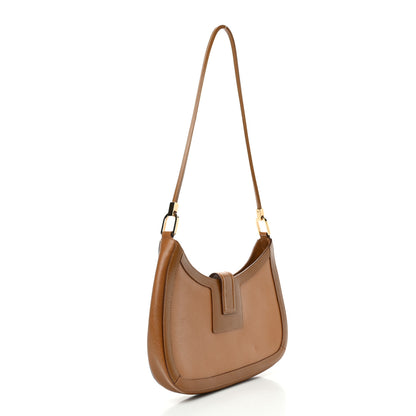 Gucci Calfskin G Buckle Shoulder Bag Tan 2 of 4