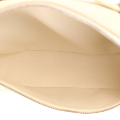 Loro Piana Grained Calfskin L19 Extra Pocket Pouch Whisper White 5 of 16