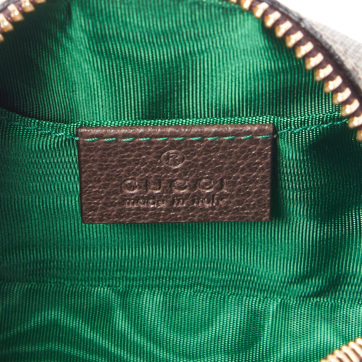 Gucci Soft GG Supreme Monogram Calfskin Small Ophidia Cosmetic Case Beige Ebony New Acero 9 of 9