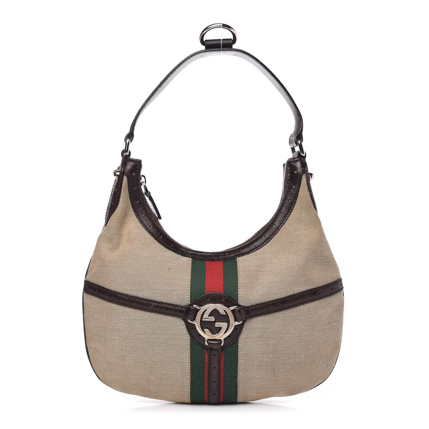 Canvas Web GG Reins Hobo Brown