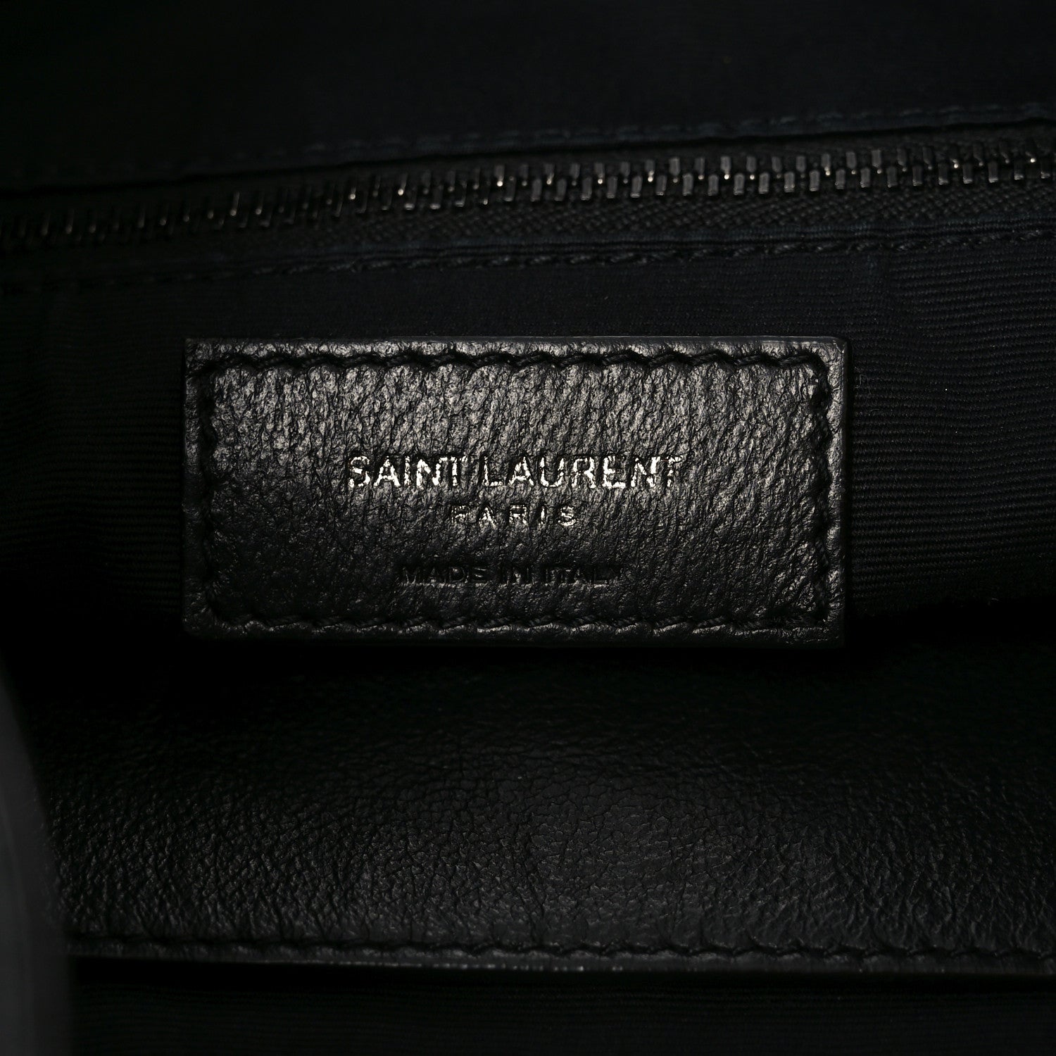 Saint Laurent Crinkled Calfskin Matelasse Monogram Medium Niki Shopper Tote Black 6 of 10