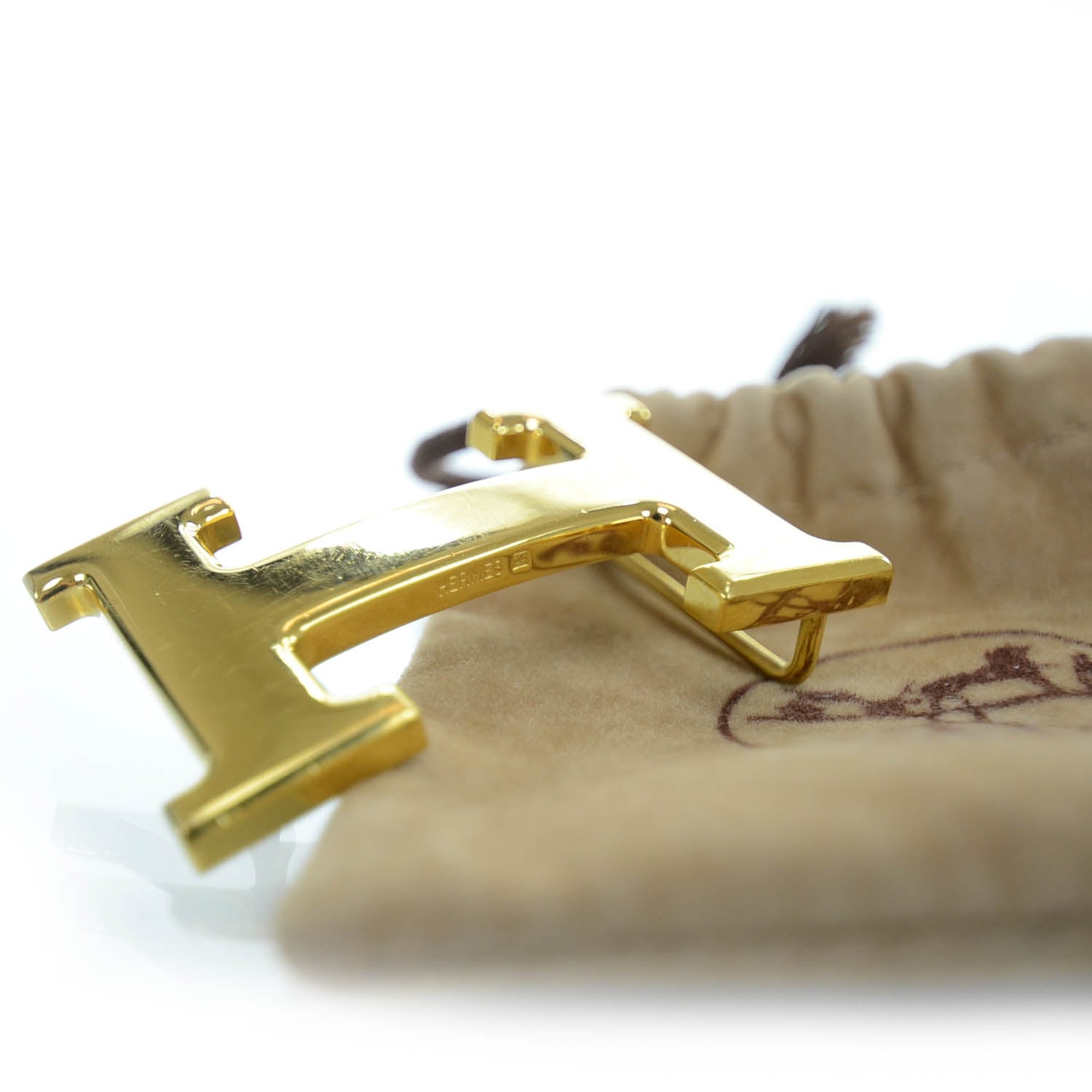 Hermes H Belt Buckle Gold 7 of 7