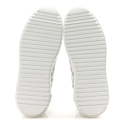 Louis Vuitton LV X YK Calfskin Printed Infinity Dots Time Out Sneakers 35.5 White 6 of 9