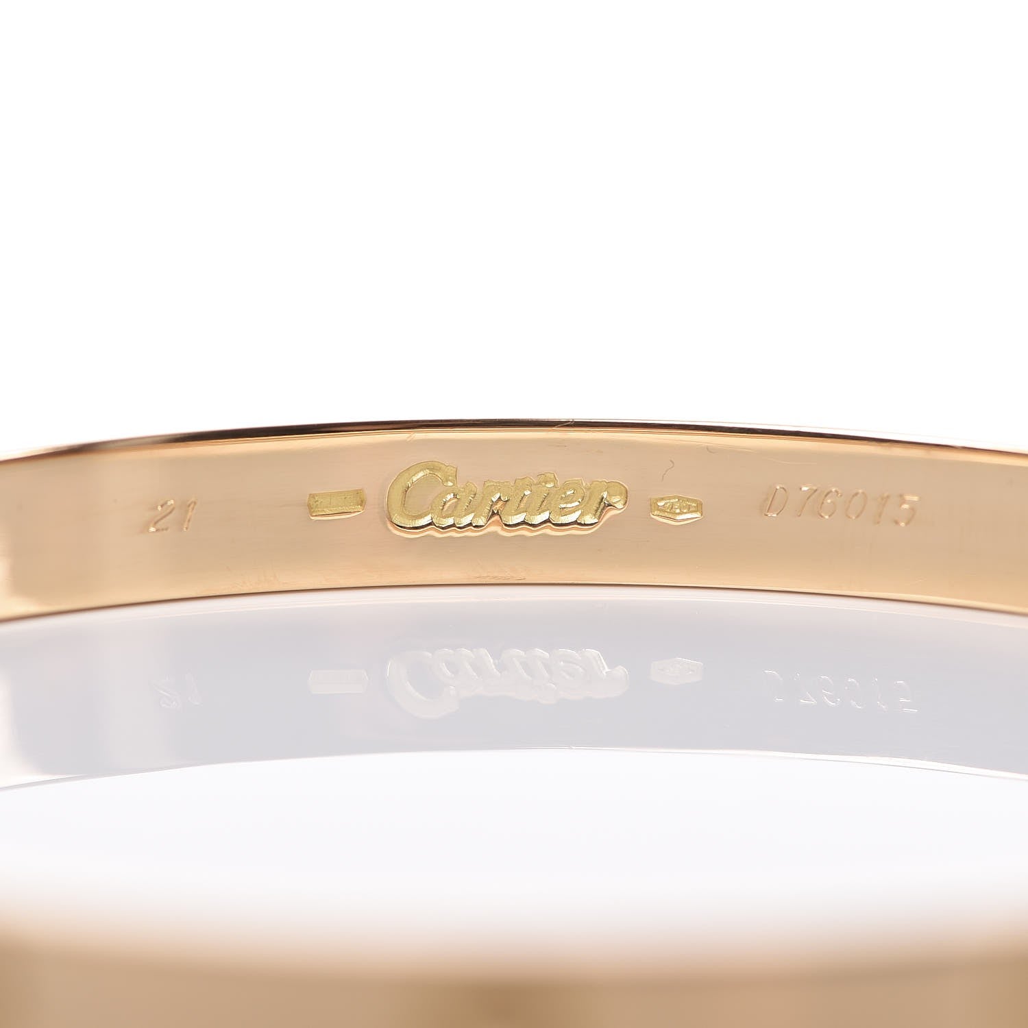 Cartier 18K Yellow Gold LOVE Bracelet 21 3 of 6