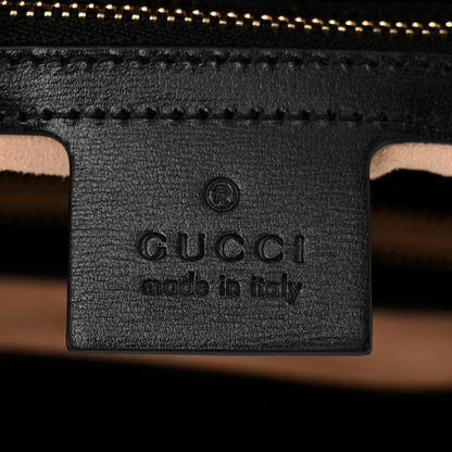 Gucci Boarded Plutone Calfskin Medium Jackie 1961 Tote Black 6 of 11